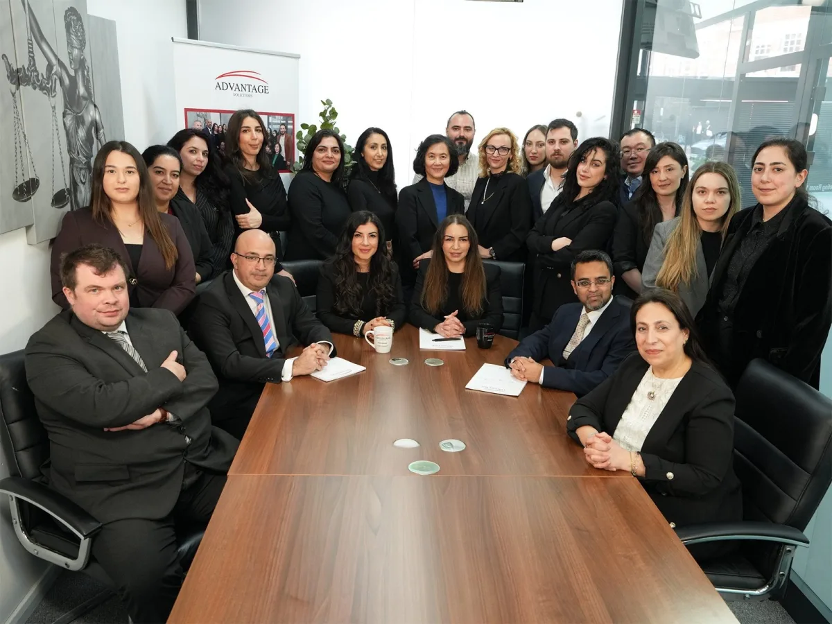 The Advantage Solicitors team in London.