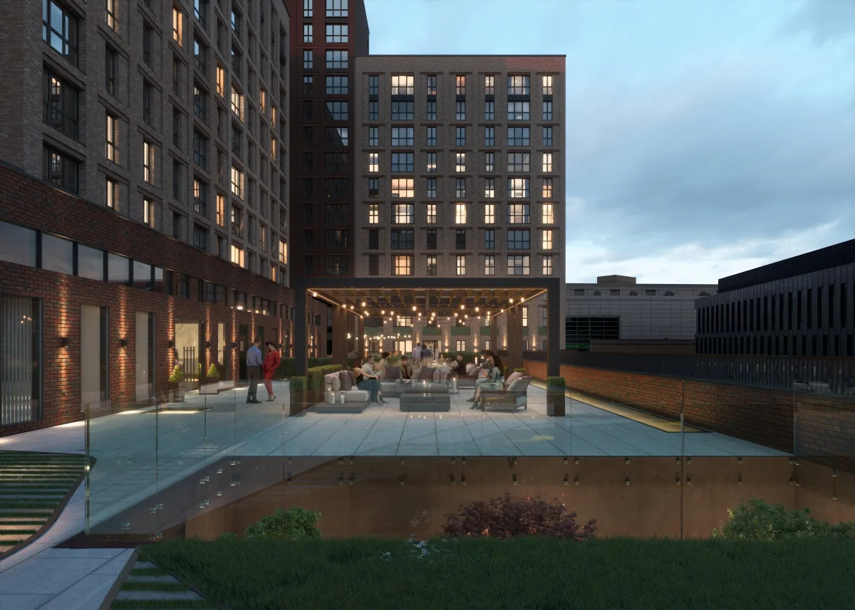 Waterhouse Gardens, exterior (11/16)
