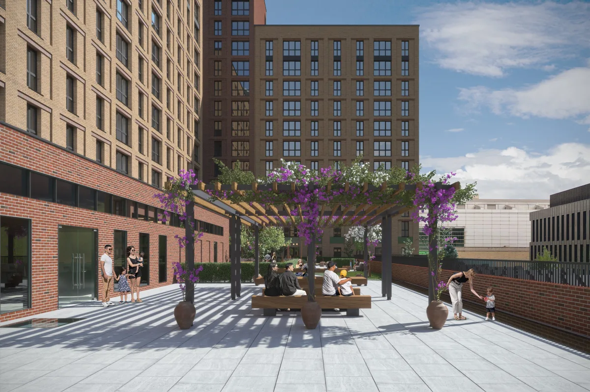 Waterhouse Gardens, exterior (3/16)